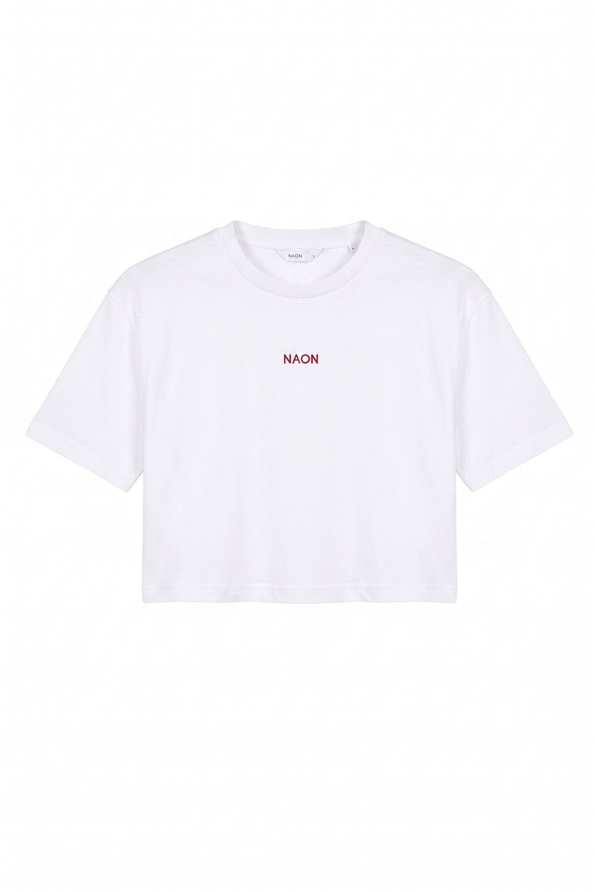 Naon Sportswear Crop - T-shirt Beyaz