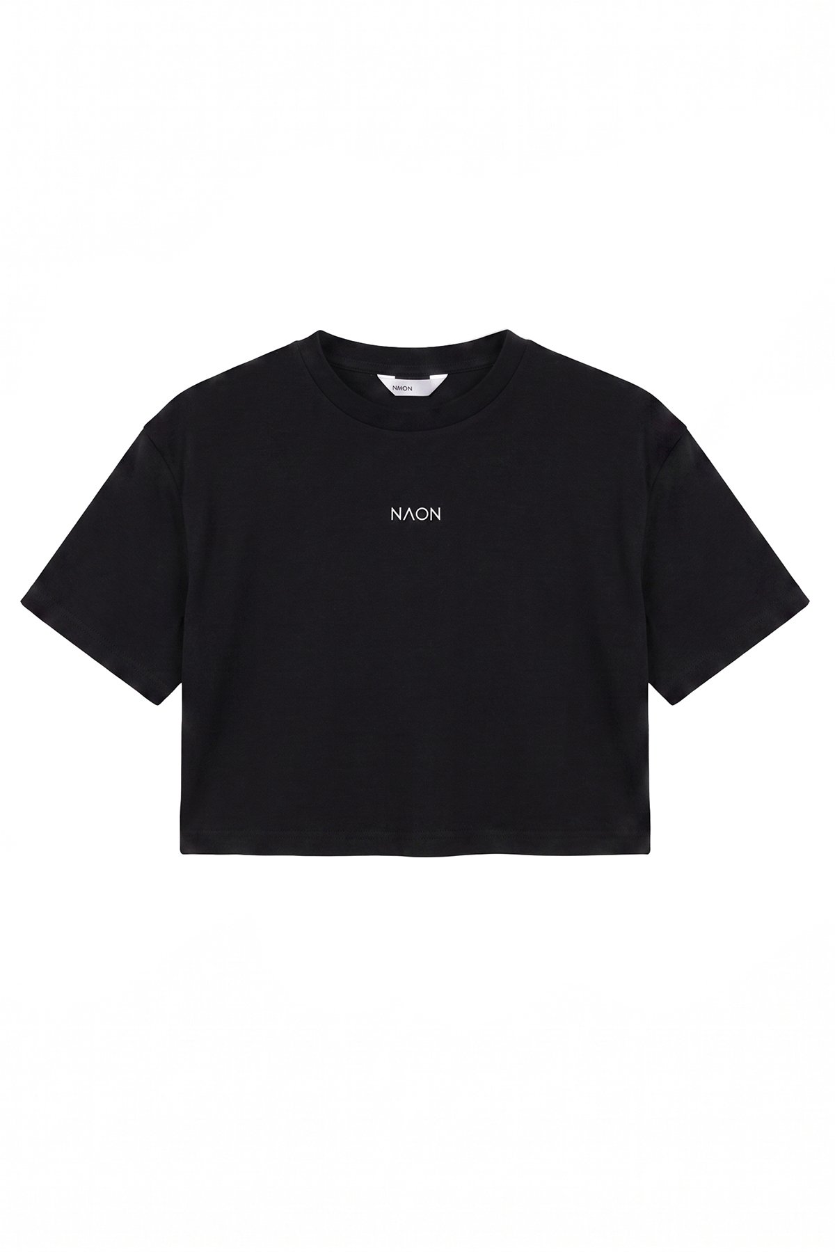 Naon Sportswear Crop T-Shirt Siyah M - Siyah
