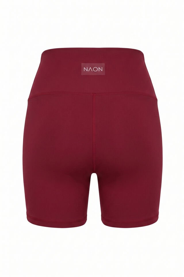 Naon Bordo Kısa Şort Bordo - S