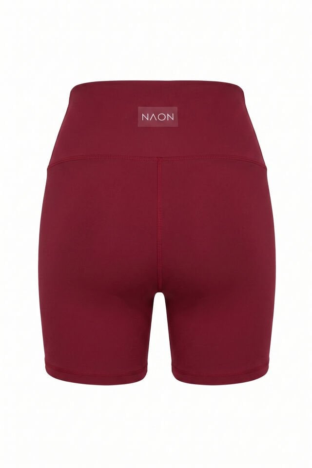 Naon Bordo Kısa Şort Bordo - M