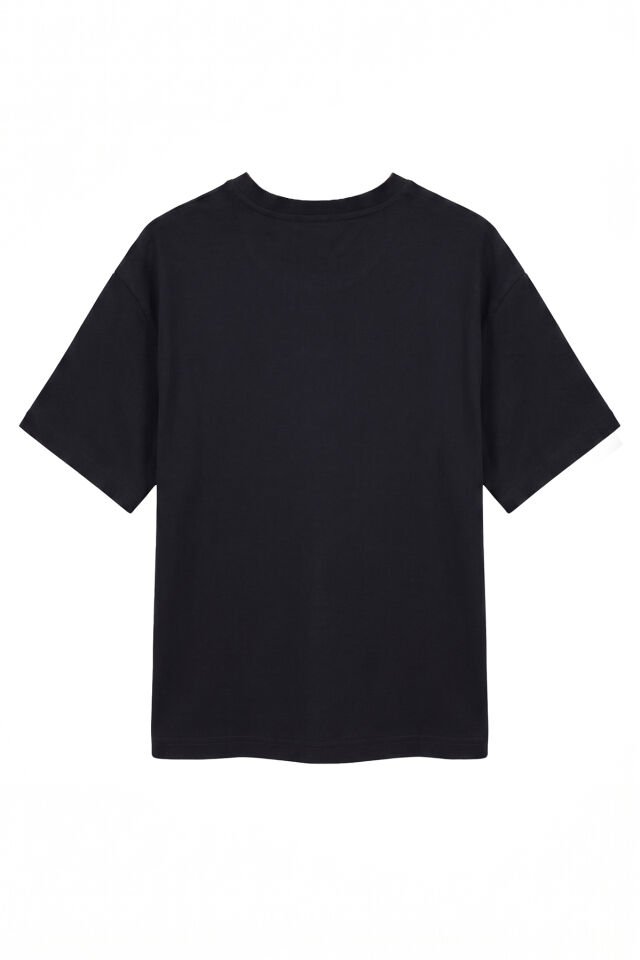Naon Sportswear T-Shirt - Beyaz M - Lacivert