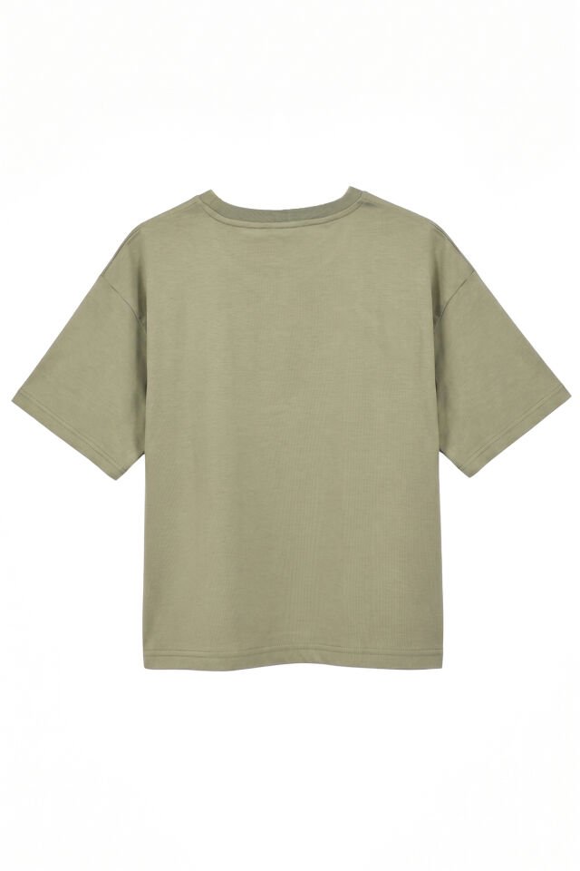 Naon Sportswear T-Shirt - Beyaz S - Haki