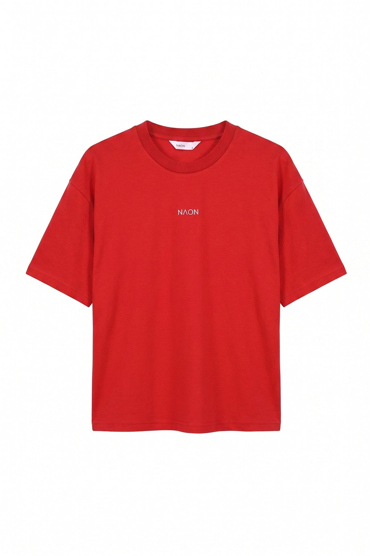 Naon Sportswear T-Shirt - Beyaz S - Kırmızı
