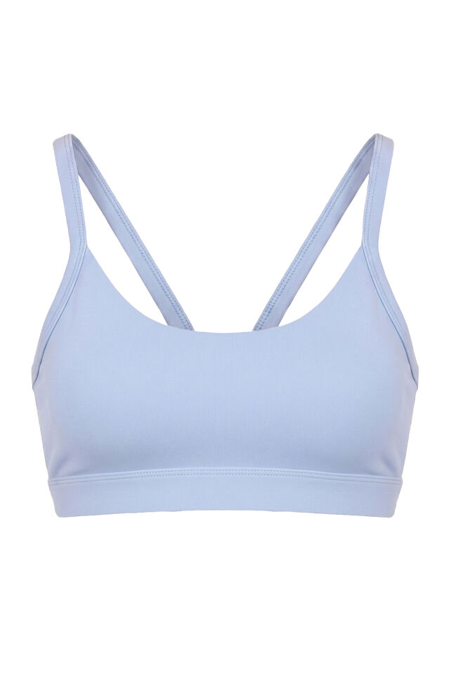 Naon Askılı Sporcu Sütyeni - Bebe Mavi Bebe Mavi - XS