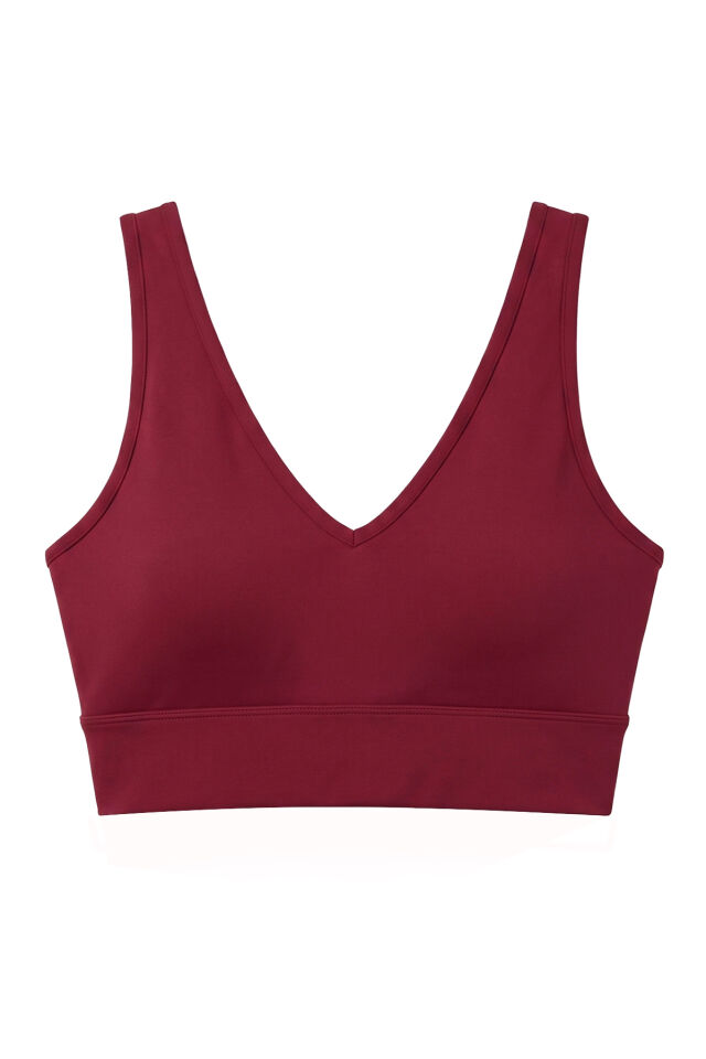 Naon Push Up Spor Sütyeni - Bordo Bordo - M
