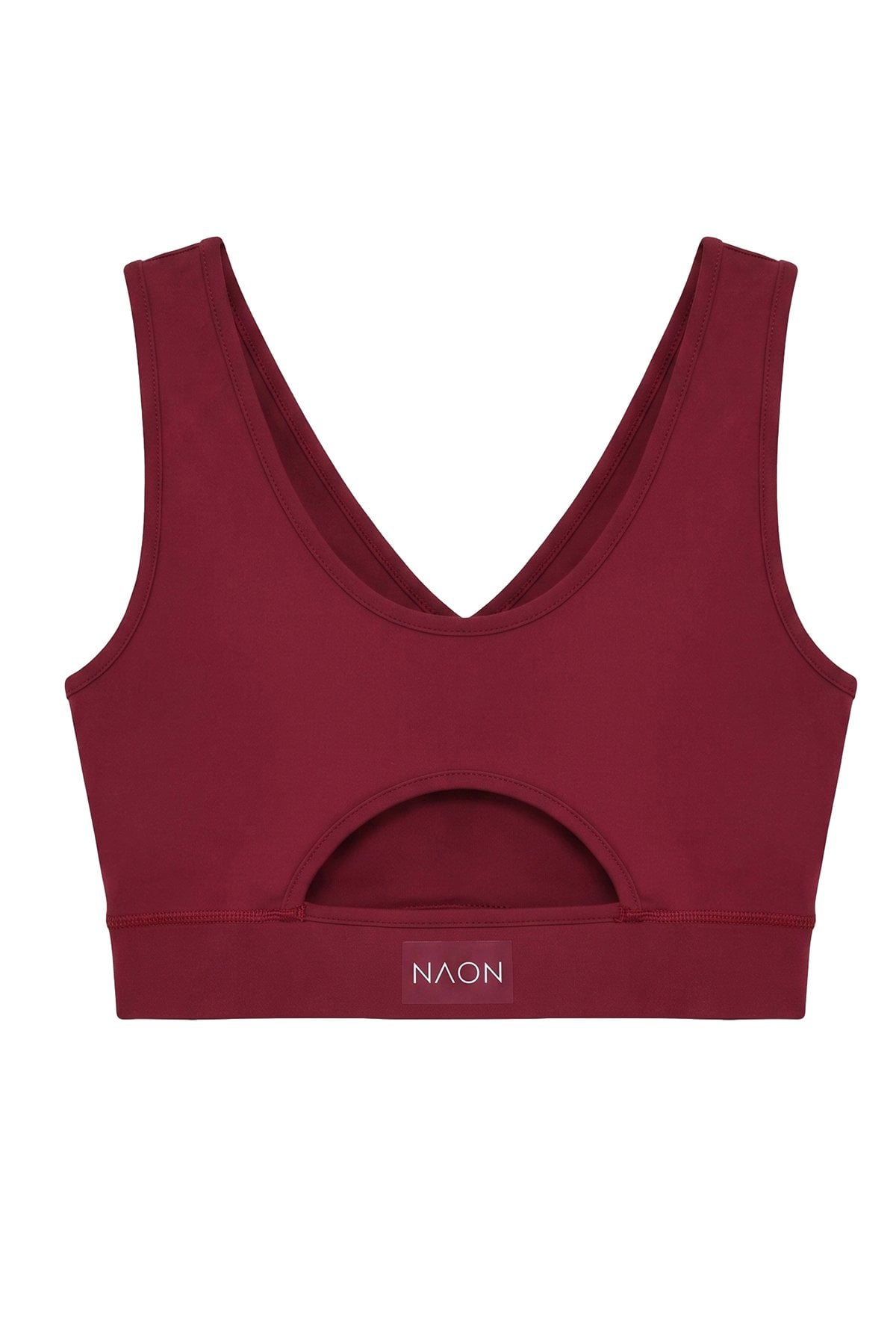 Naon Push Up Spor Sütyeni - Bordo Bordo - L