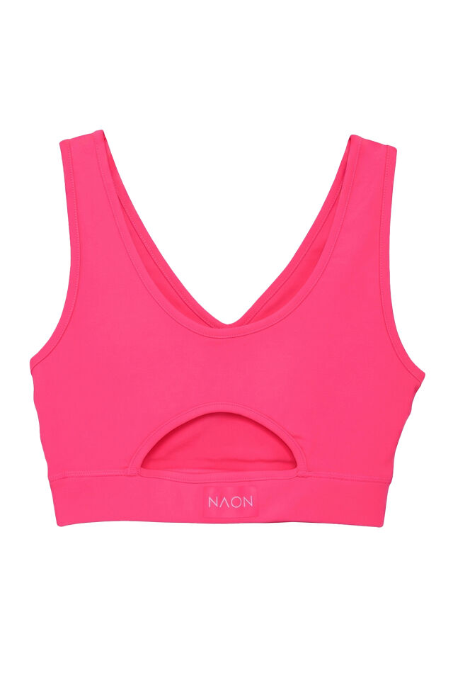 Naon Push Up Spor Sütyeni - Neon Pembe Neon Pembe - S