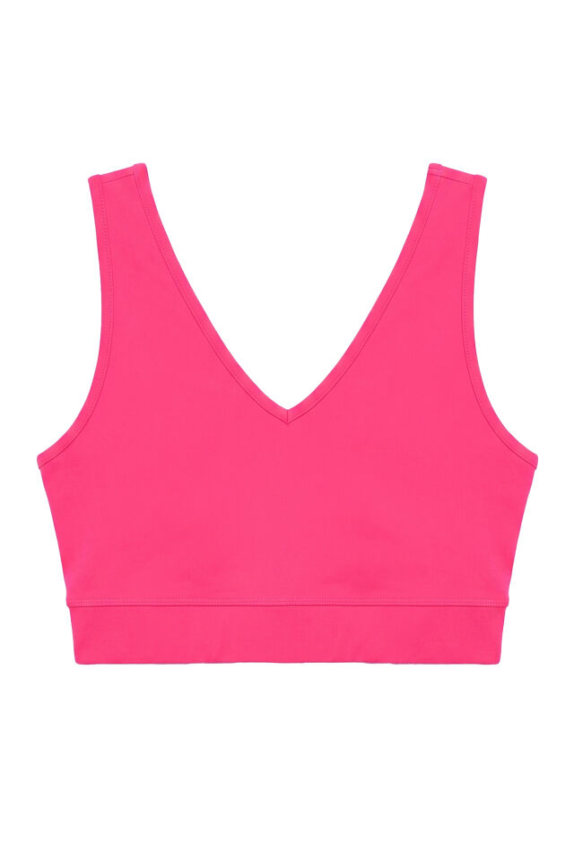 Naon Push Up Spor Sütyeni - Neon Pembe Neon Pembe - M