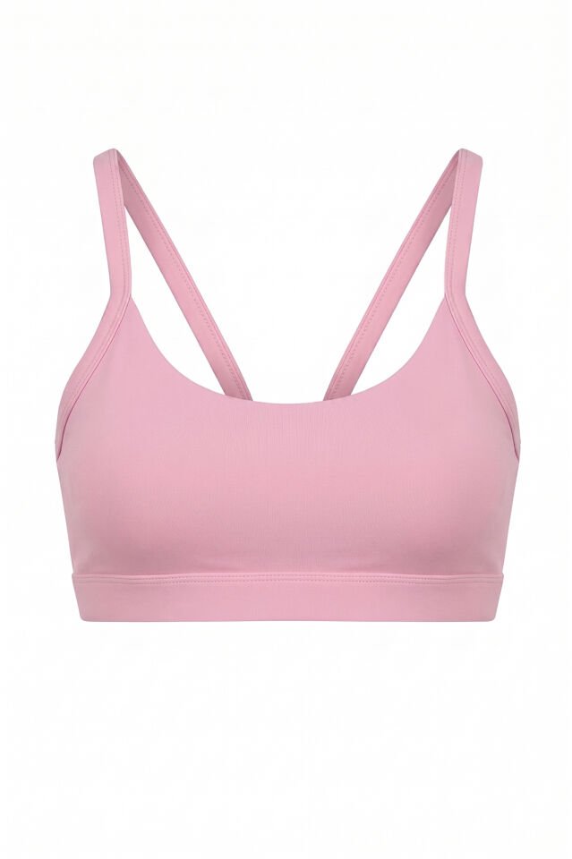 Naon Askılı Sporcu Sütyeni - Bebe Mavi L - Pembe
