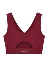 Naon Push Up Spor Sütyeni - Bordo