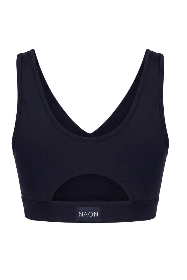 Naon Push Up Spor Sütyeni - Bordo L - Lacivert