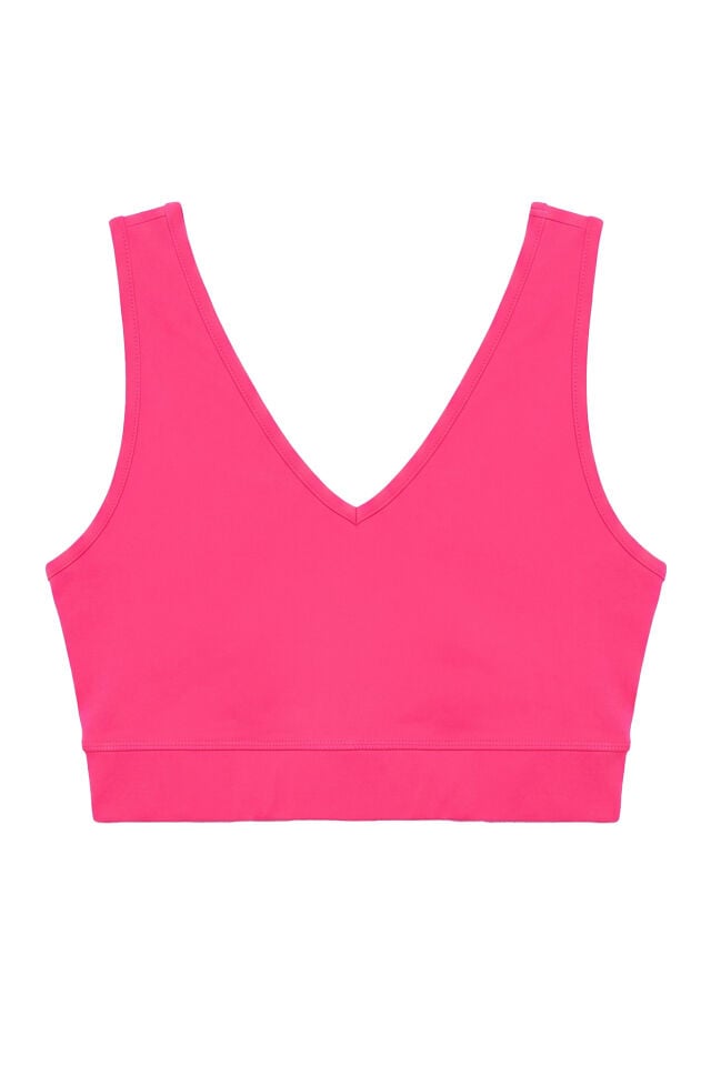 Naon Push Up Spor Sütyeni - Neon Pembe