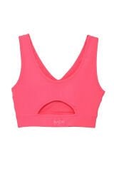 Naon Push Up Spor Sütyeni - Neon Pembe