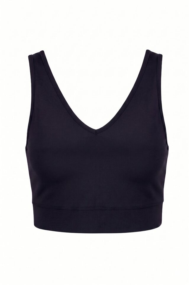 Naon Push Up Spor Sütyeni - Neon Pembe M - Lacivert