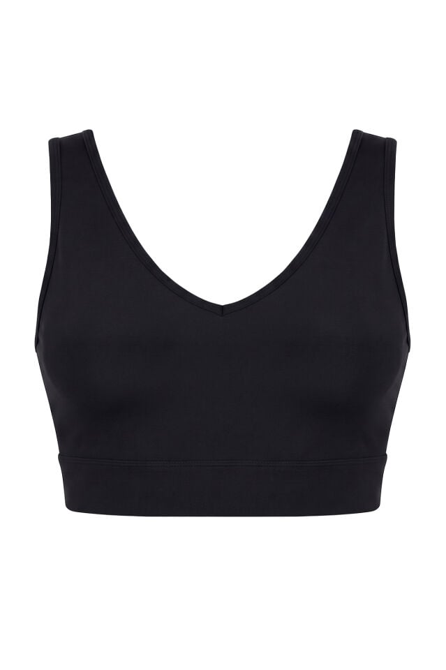 Naon Push Up Spor Sütyeni - Siyah