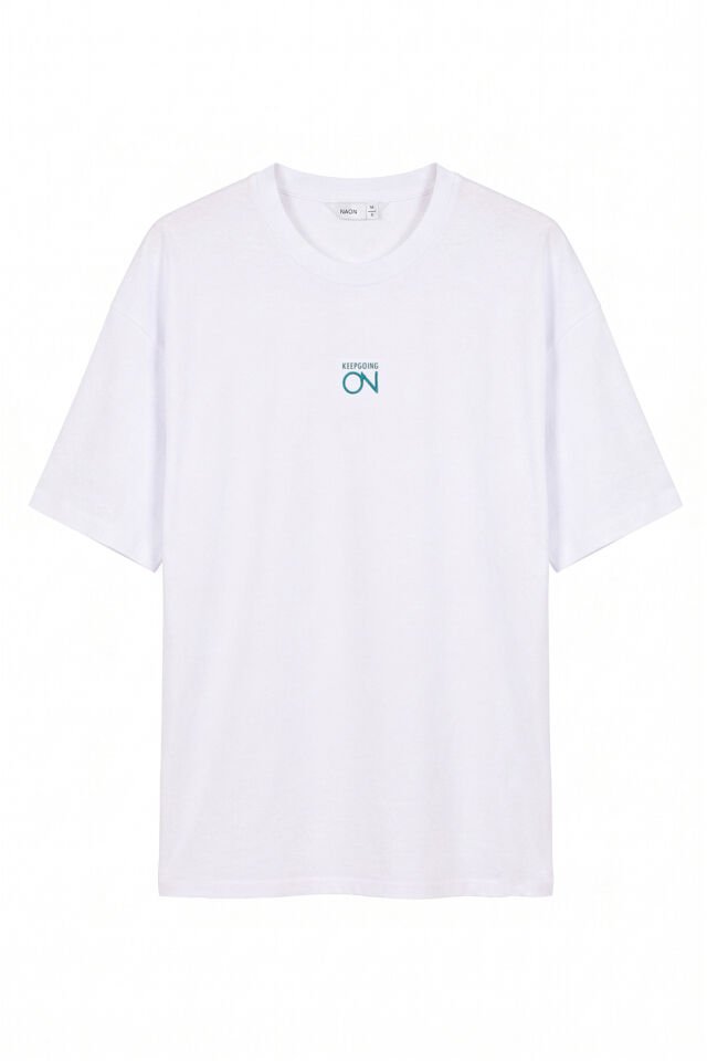 Naon Oversize T-Shirt - Beyaz Beyaz - M-L