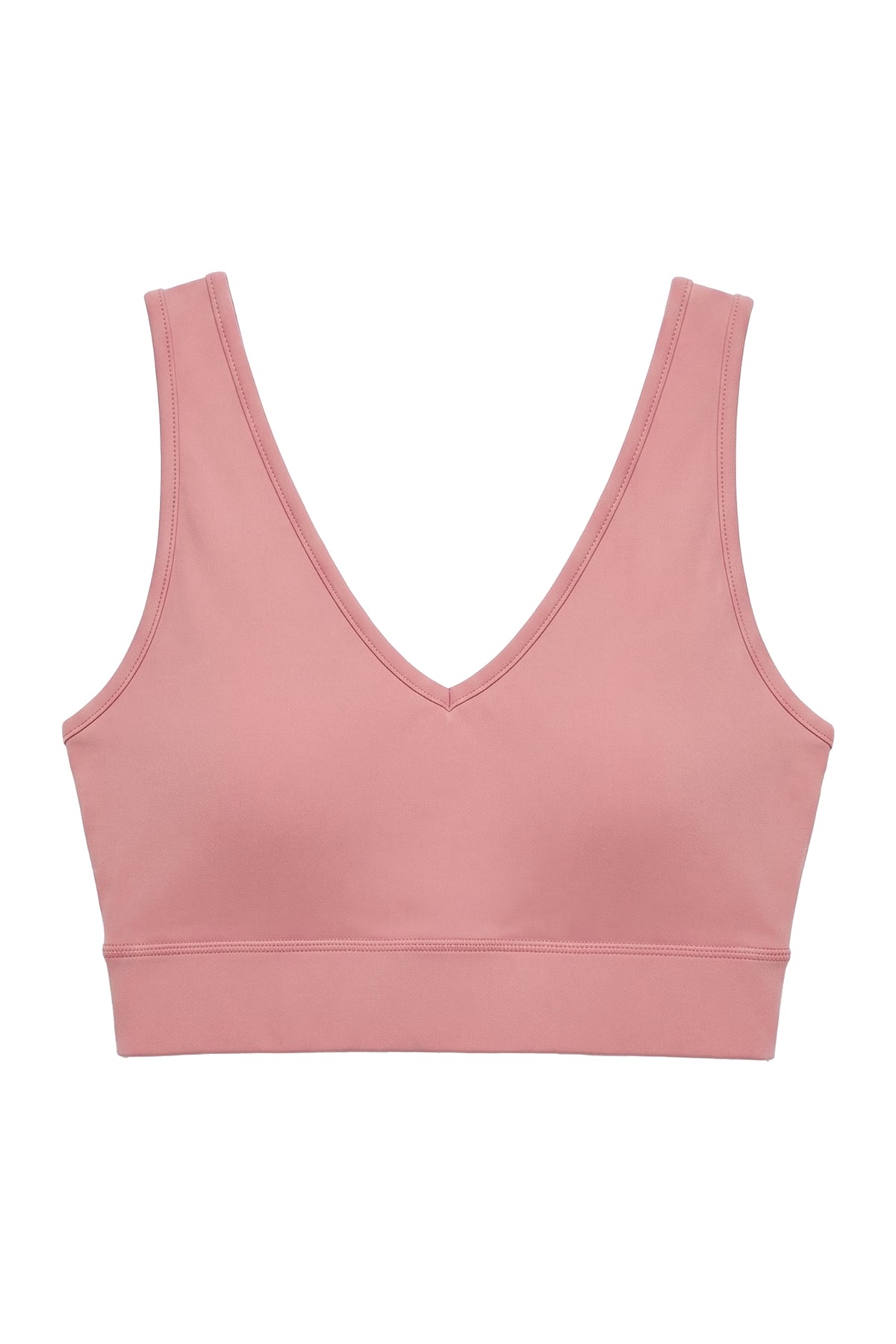 Naon Push Up Spor Sütyeni - Bebe Mavi XS - Pudra Pembe