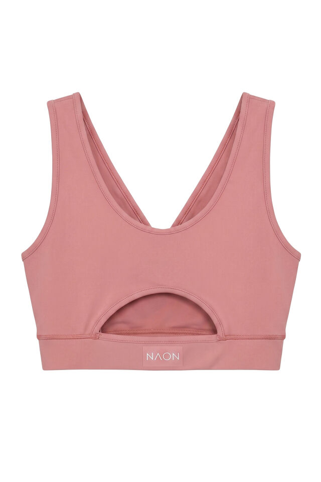Naon Push Up Spor Sütyeni - Pudra Pembe