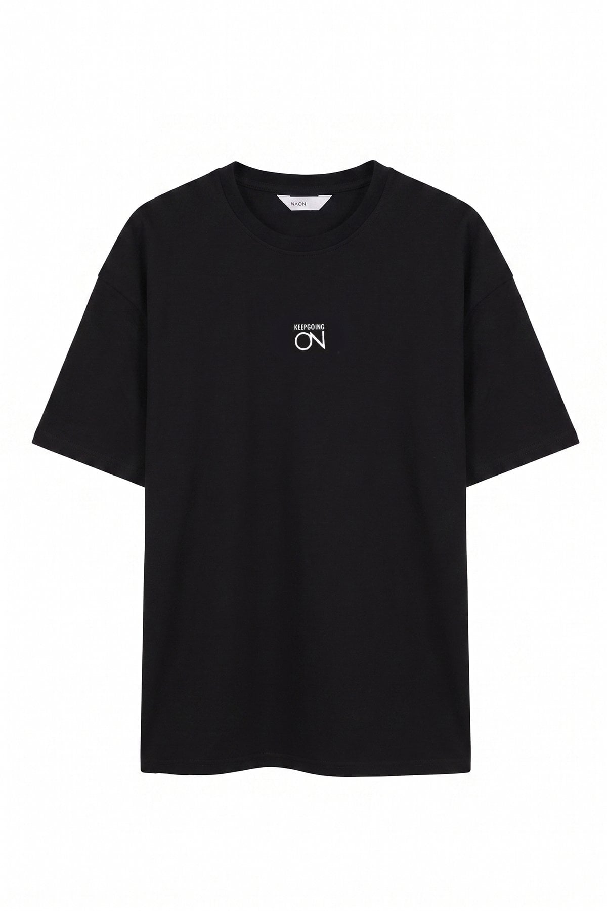 Naon Oversize T-Shirt - Siyah Siyah - S-M