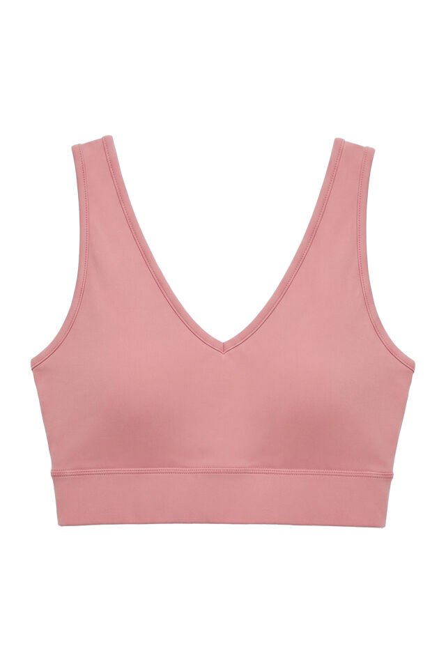 Naon Push Up Spor Sütyeni - Lacivert Pudra Pembe - S
