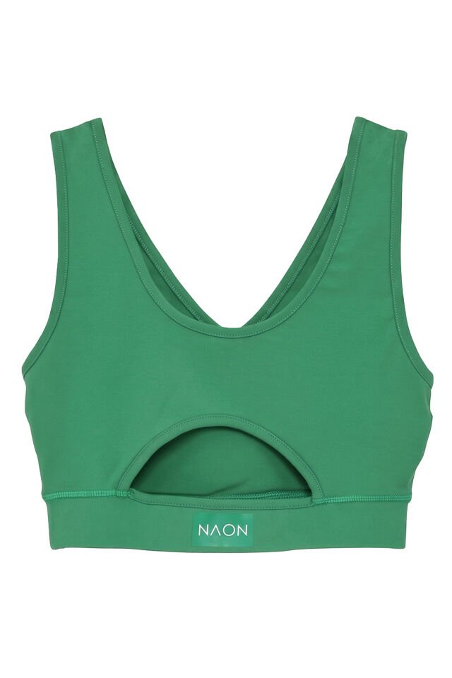 Naon Push Up Spor Sütyeni - Lacivert Benetton Yeşili - M