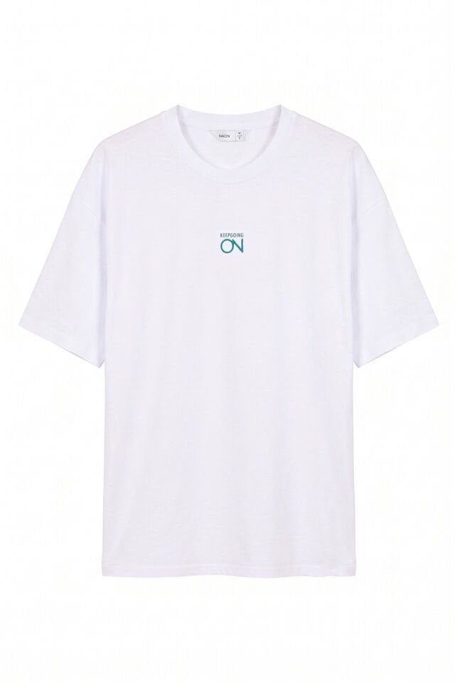 Naon Oversize T-Shirt - Beyaz