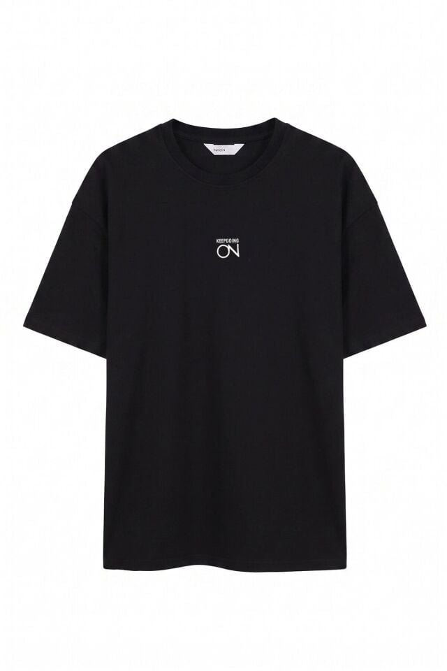 Naon Oversize T-Shirt - Siyah