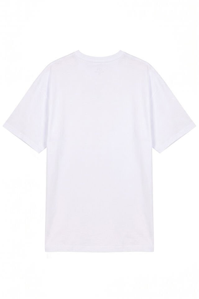Naon Oversize T-Shirt - Siyah Beyaz - L-XL