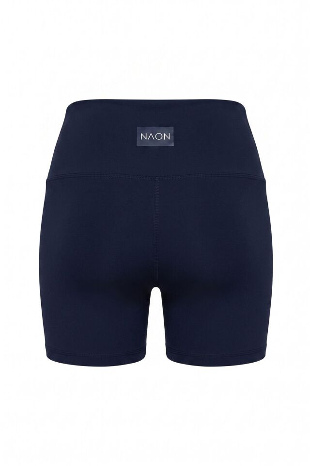 Naon Lacivert Kısa Şort Bordo - L